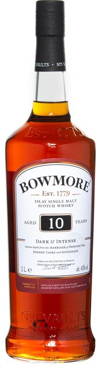 Actual product image Bowmore 10 Years Dark & Intense (Single Malt, Scotch whisky, 1 x 100 cl)