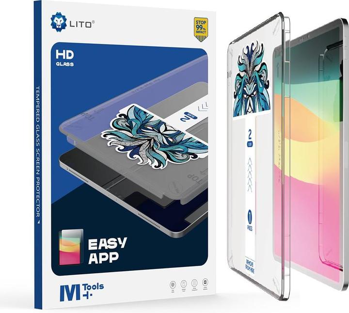 Produktbild Lito Panzerglas EasyShield iPad 7 / 8 / 9 - 10.2" (1 Stück, iPad 10.2)