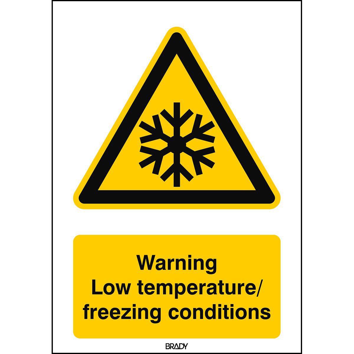 Thumbnail - Brady, Sicherheitskennzeichnung, ISO Safety Sign - Warning Low