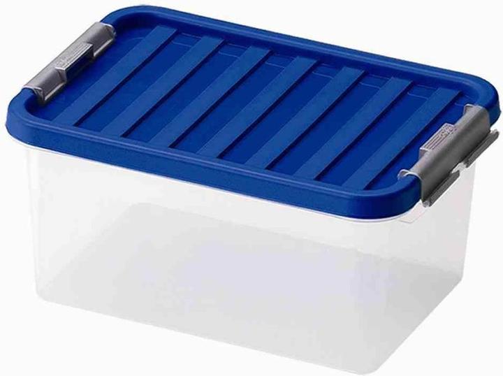 Heidrun Clipbox aus Kunststoff in Farbe transparent, 34x23x16 cm Inhalt: 8 l (34 x 23 x 16 cm, 8 l)
