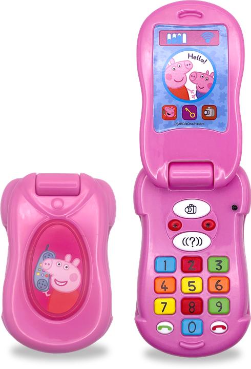 Actual product image Peppa Pig - Flip Phone (DK/SE/NO/FI) (PP064L) (Norwegian, Danish, Swedish)
