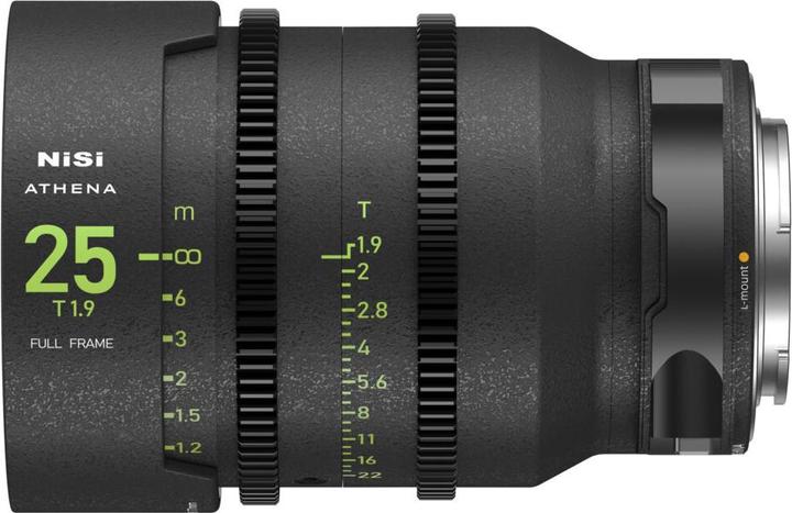 Immagine prodotto Nisi Obiettivo cinema full frame ATHENA PRIME 25 mm T1.9 (attacco L) (Leica L, Full frame)