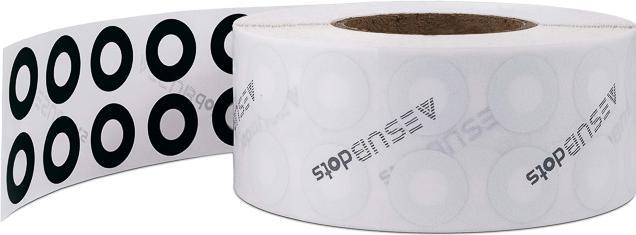 Aesub DOTS Targets WHITE 8mm AESD008 Scanning Targets 3000pcs/roll