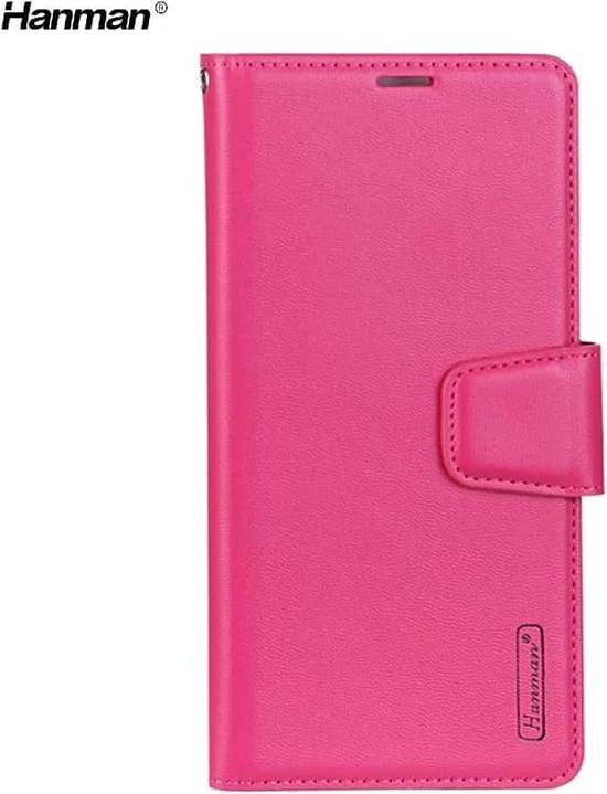 Produktbild Hanman Samsung Galaxy A42 5G - Mill Flip Case mit 3 Kartenfächern, pink (Samsung Galaxy A42 5G)