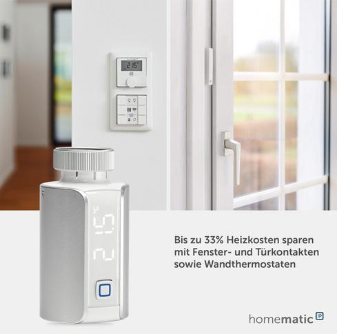 Produktbild Homematic IP Heizkörperthermostat Evo,silver
