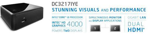Actual product image Intel Nuc Dc3217iye