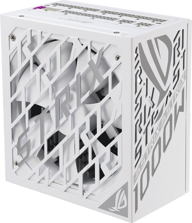 Produktbild ASUS ROG Strix 1000P White Gaming Netzteil, 80+ Platinum, Modular, 135 mm Lüfter (1000 W)