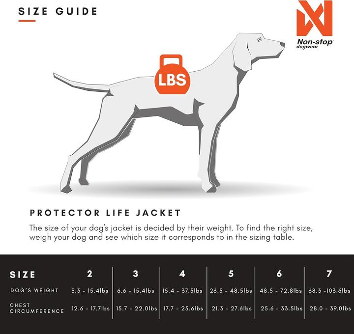 Produktbild Non-Stop Dogwear Protector Life jacket (4, M, Hundeschwimmweste)