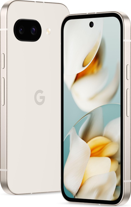 Actual product image Google Pixel 9a (128 GB, Porcelain, 6.30", SIM + eSIM, 48 Mpx, 5G)