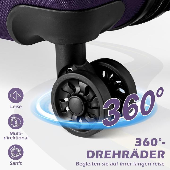 Actual product image Coolife Handgepäck Koffer mit TSA-Schloss (38 l)