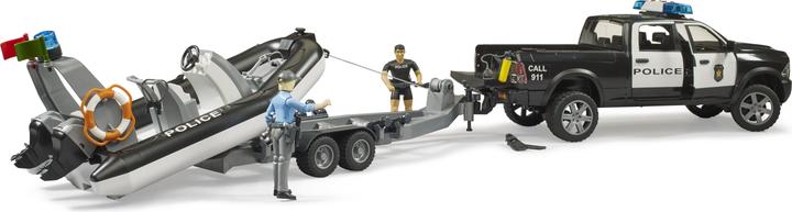 Produktbild Bruder Polizei mit Schlauchboot