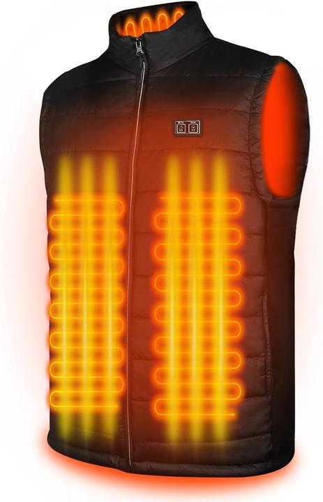 Produktbild Afunso Beheizte Weste, Schwarz XL (XL)
