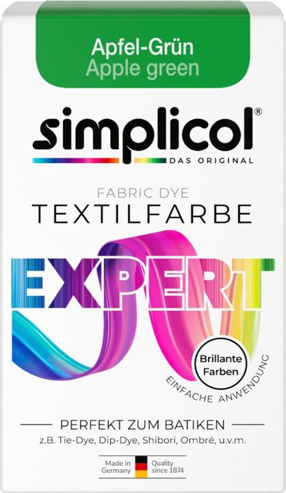 Actual product image Simplicol Textile colour expert (Apple green, 150 ml)