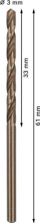 Productafbeelding Bosch Professional Zubehör HSS metaaldraaiboor 3 mm A (3 mm)