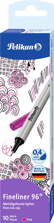 Produktbild Pelikan Fineliner 0,4mm 96 pink (Pink, 1 x)