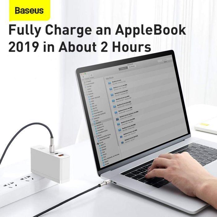 Actual product image Baseus USB-C – USB-C (2 m, USB 2.0, 100 W)