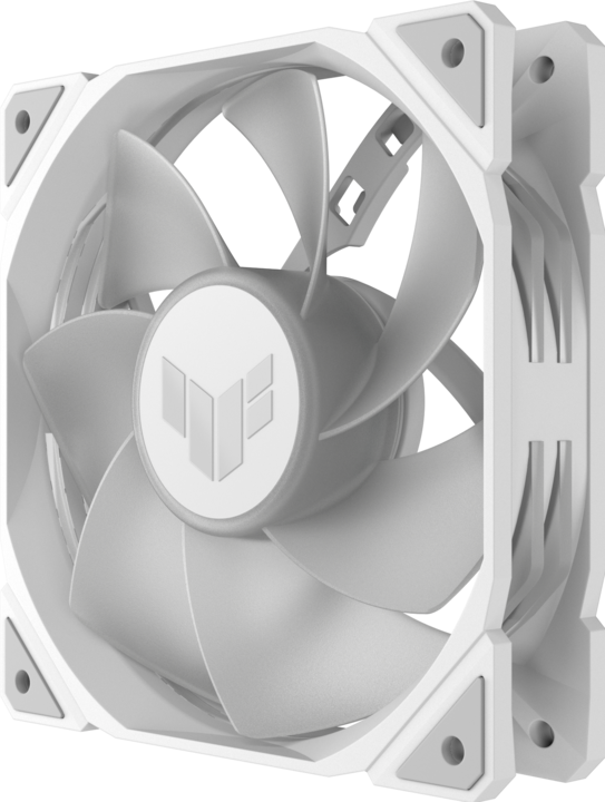 Actual product image ASUS Fan TUF GAMING TR120 FAN ARGB REV WHT 3IN1 (120 mm, 3 x)