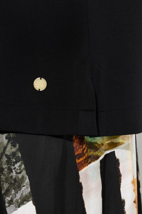 Produktbild Ulla Popken Punto-Sweatshirt, A-Linie, Stehkragen, 3/4-Arm (58)