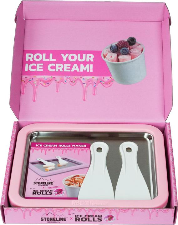 Actual product image Stoneline Ice Cream Rolls Maker ice cream platter for homemade ice cream | Rosé
