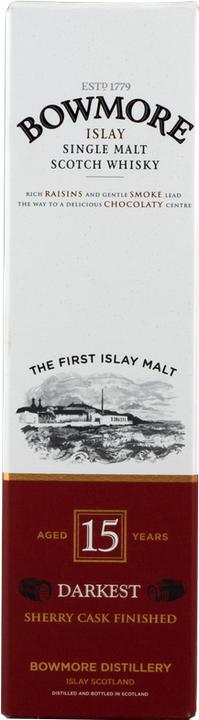 Image du produit Bowmore 15 ans (1 x 70 cl)