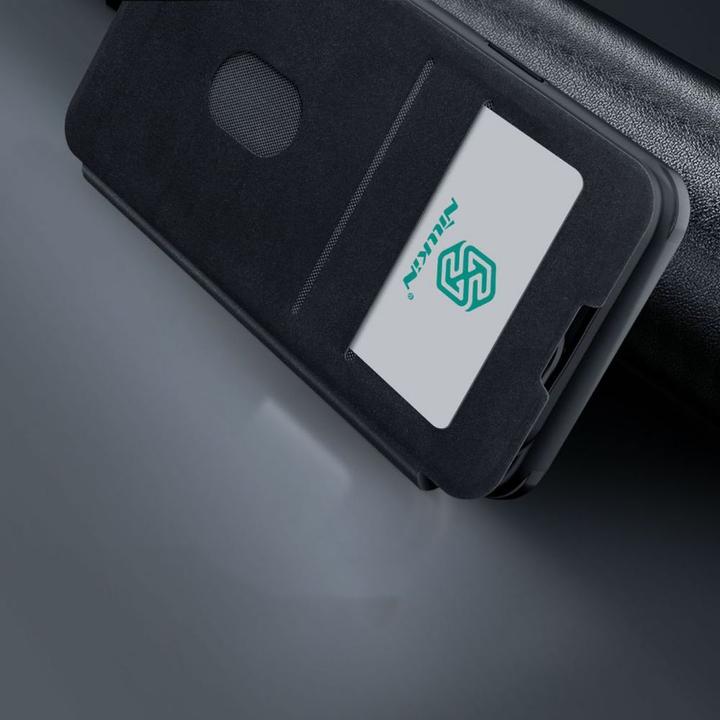 Produktbild Nillkin Qin Pro Leder Case - Apple iPhone 14 Plus - Grün (Apple iPhone 14 Plus)