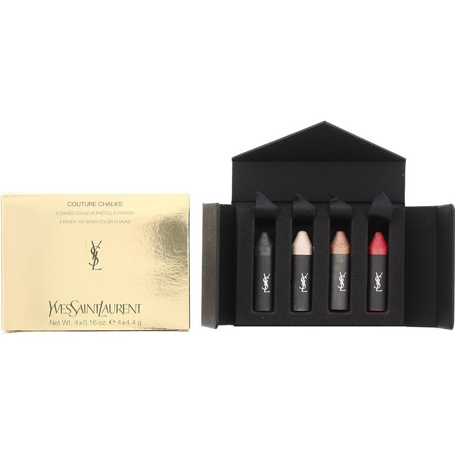 Yves Saint Laurent, Ombretto, Couture Chalks - Gessetti di colore prêt-à-porter (Nero, Nude, Rame, Rosso)