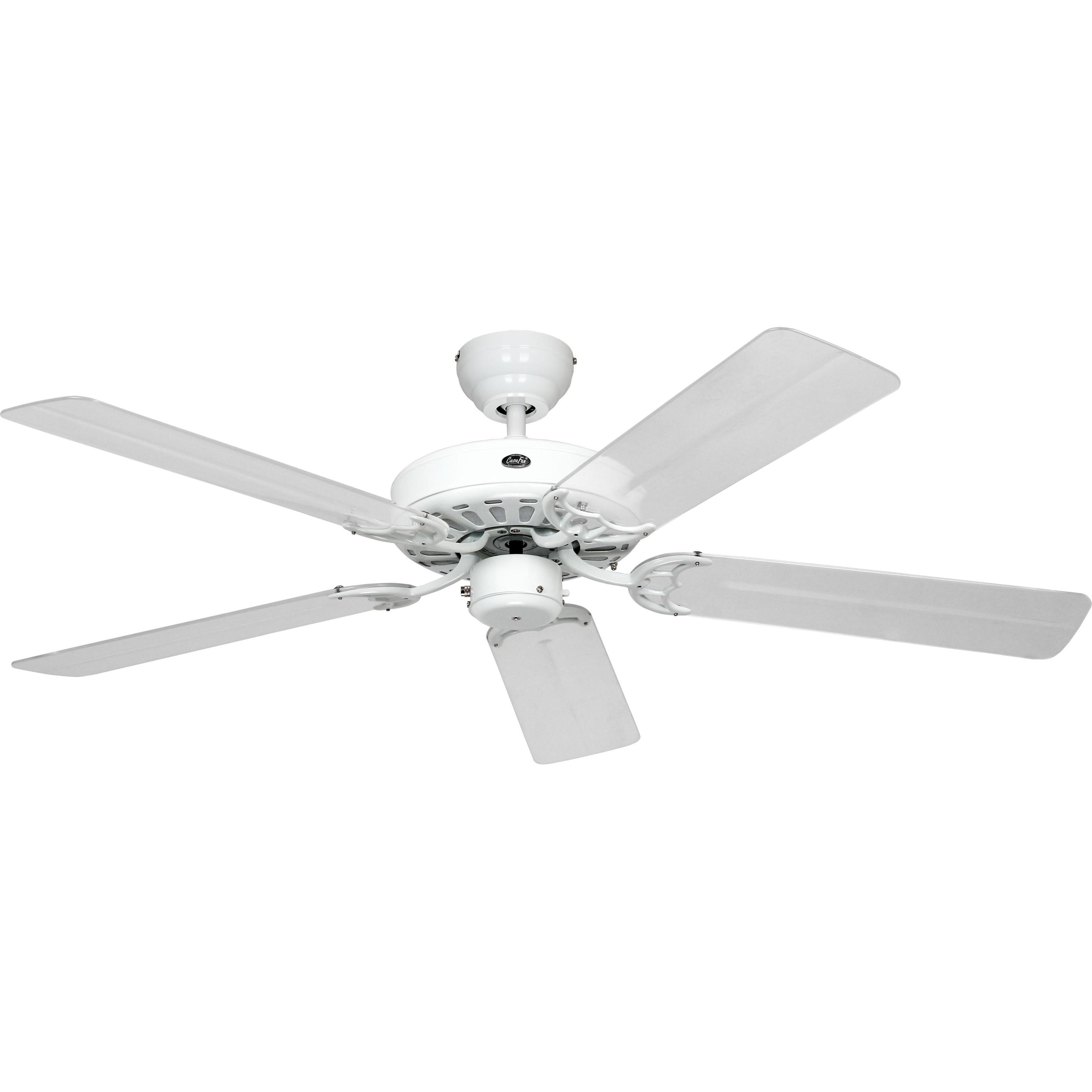 CasaFan Deckenventilator Classic Royal WE-TR 132 mit Zugkette, Ventilator, Weiss