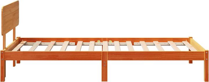 Actual product image vidaXL Holz-Bettgestell (90 x 200 cm)