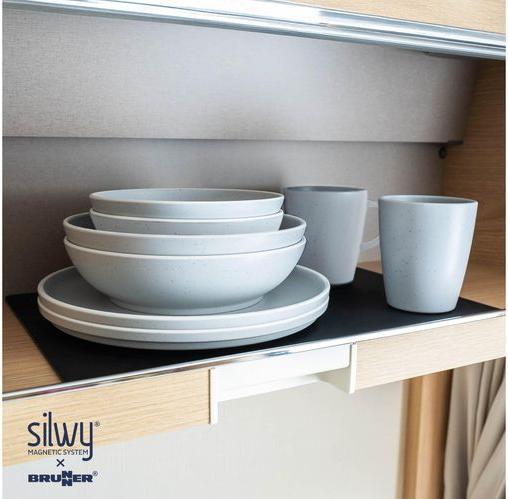 Produktbild Silwy Magnet-Kunststoff-Geschirrset Dolomit White, Produkttyp