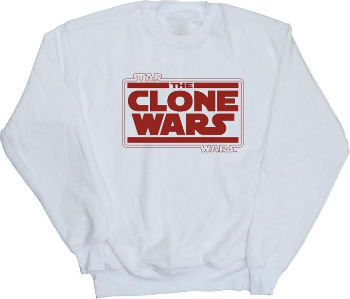 Actual product image Star Wars Mens Clone Wars Logo Sweatshirt (M)