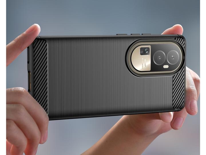 Immagine prodotto Screenguard Oppo Reno10 Pro 5G Scafo Carbonio Spazzolato Soft TPU (Oppo Reno 10 Pro)