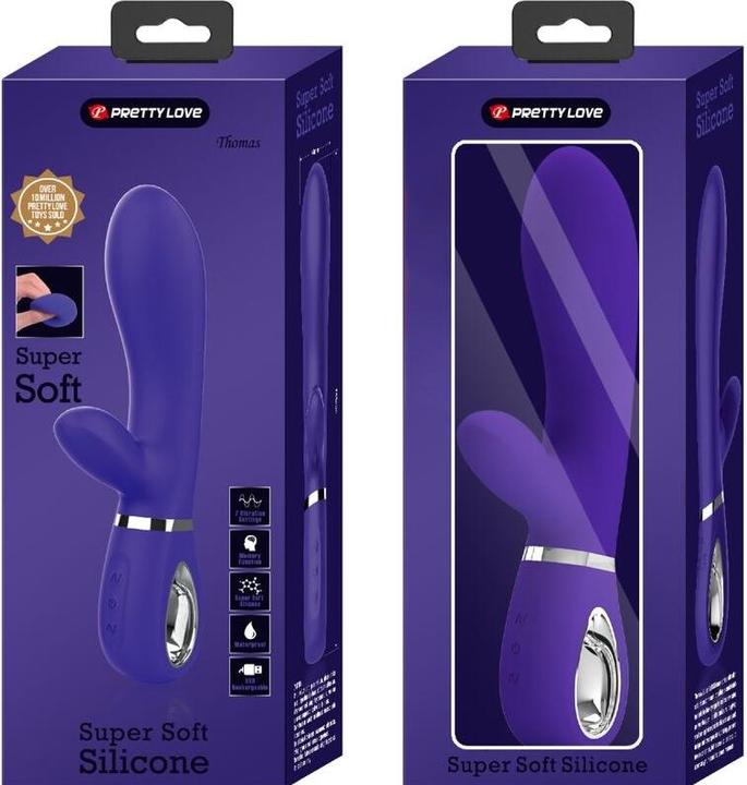 Actual product image Pretty Love Thomas Multifunctional G-Spot Vibrator Purple