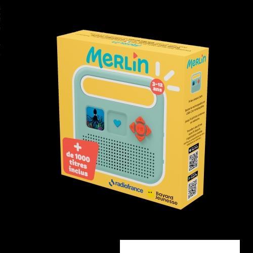 Immagine prodotto Merlin la Chouette Radio Enceinte Merlin vert amande