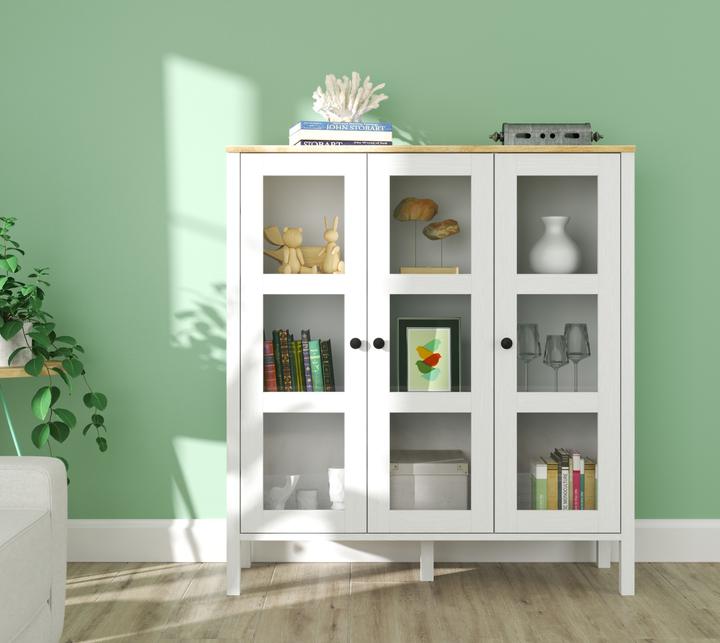 Immagine prodotto Skye Decor Shelora Three Door Bookshelf (112 x 40 x 123 cm)