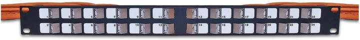 Actual product image Wirewin 24-port 1U patch panel, shielded