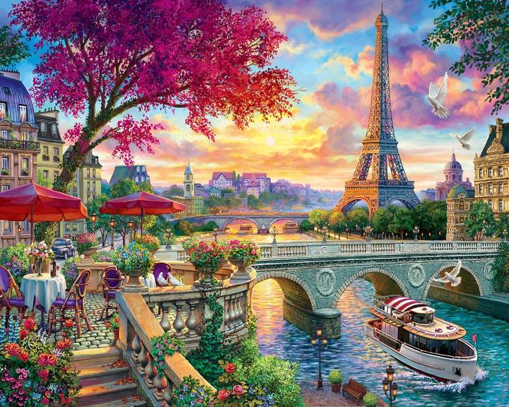 Image du produit Figured'Art Peinture par Numéros - Diner en bords de Seine