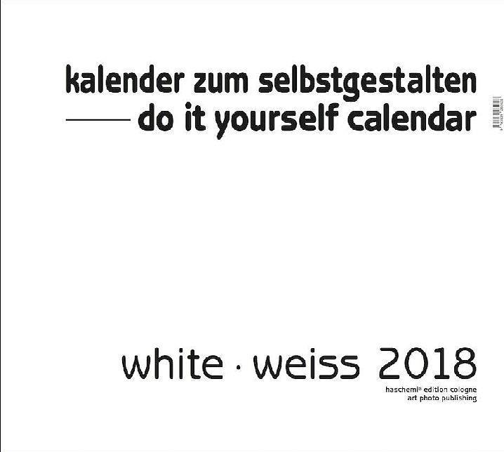 Produktbild White - Weiss 2019 - Blanko Gross XL Format (A2)