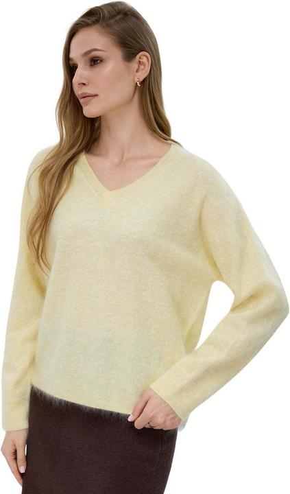 Produktbild Bellemere Pullover Brushed Silk Cashmere V-Neck Sweater (One Size)