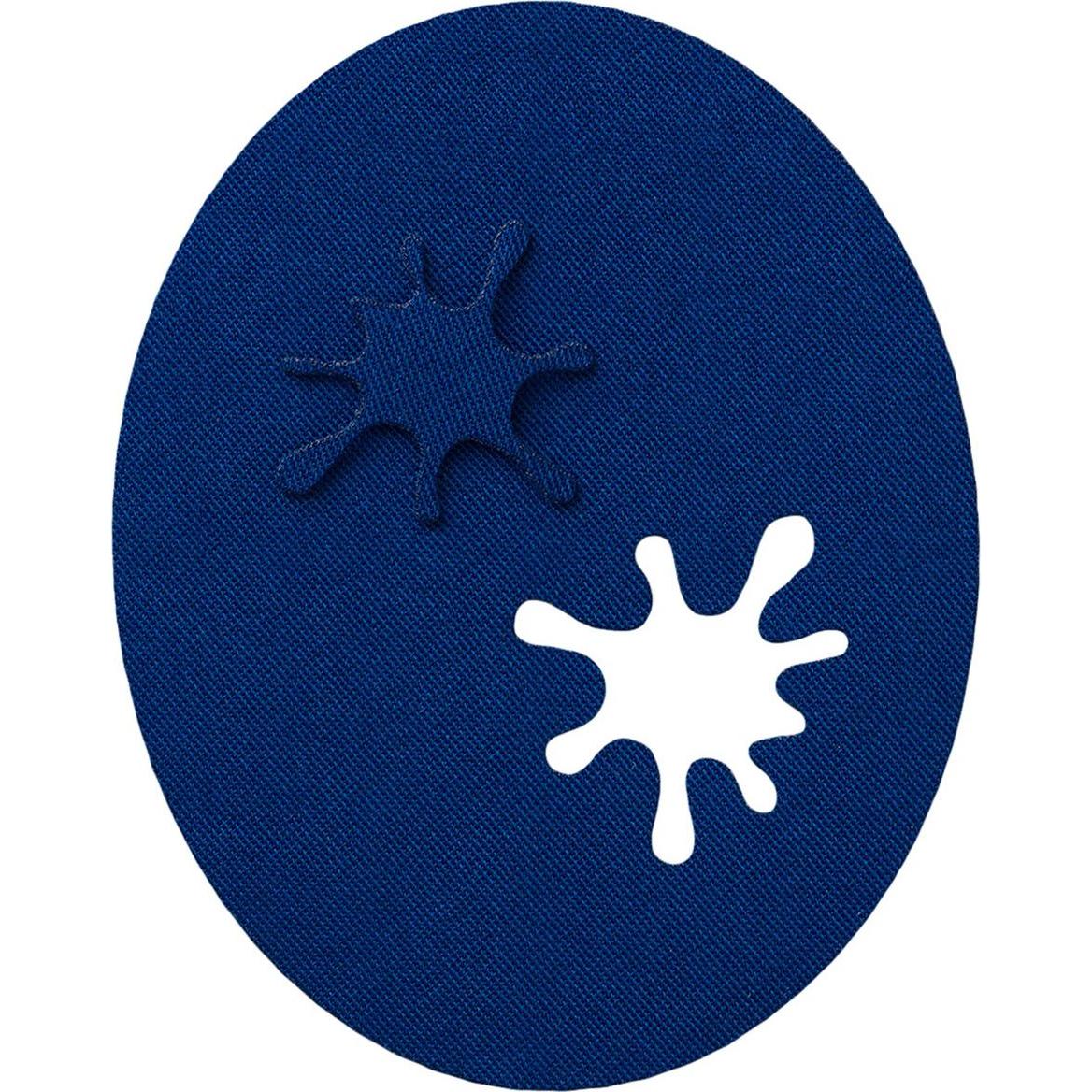 Mono Quick Flicken 2teilig Blau Splash, Applikationen, Blau