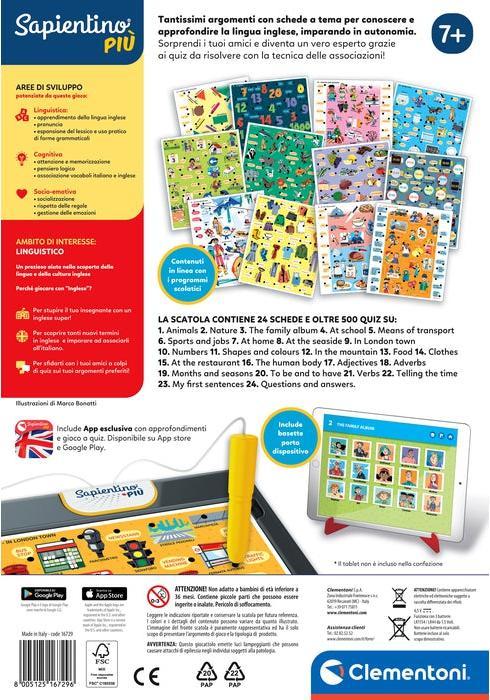 Immagine prodotto Clementoni Sapientino - Più: Inglese