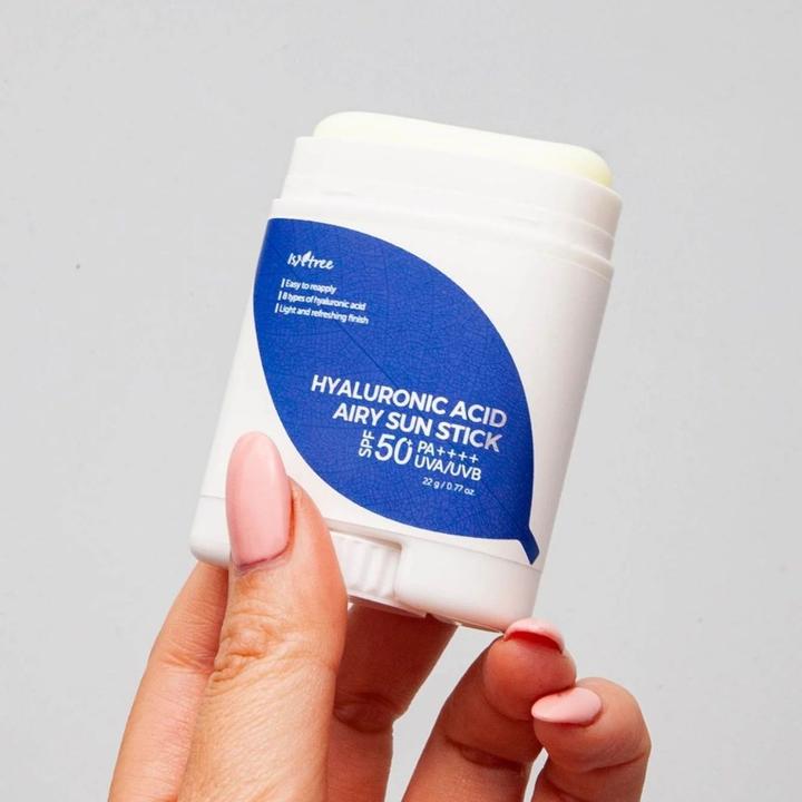 Produktbild Isntree Hyaluronic Acid Airy Sun Stick (Sonnenstick, SPF 50, 22 ml, 22 g)