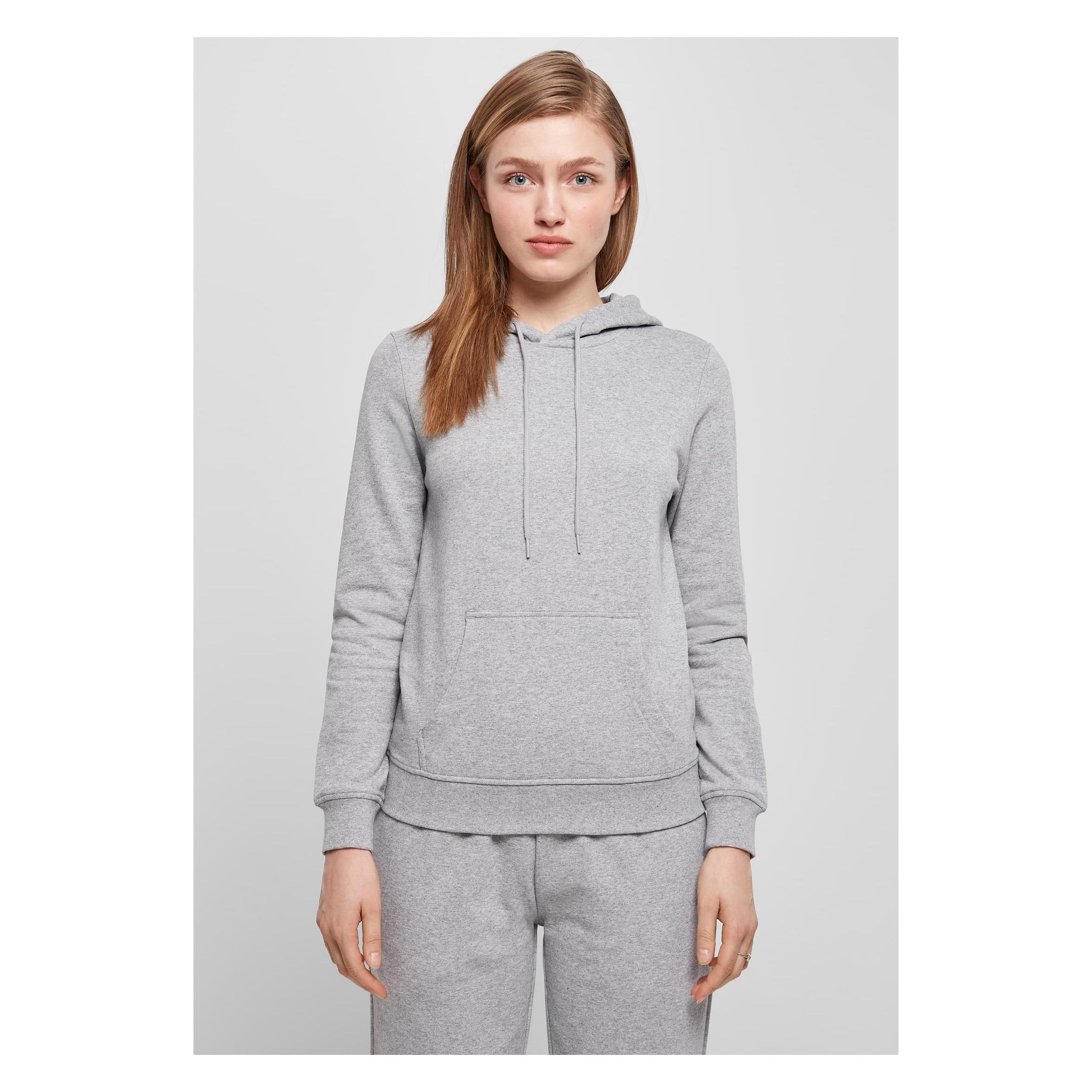 Build Your Brand, Damen, Pullover, Ladies' Basic Hoody, Grau, (Xl)