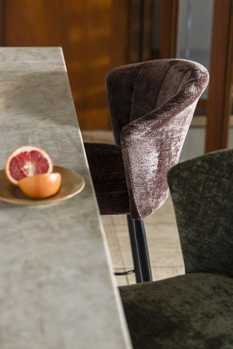 Actual product image Dutchbone Georgia Stool Counter Purple