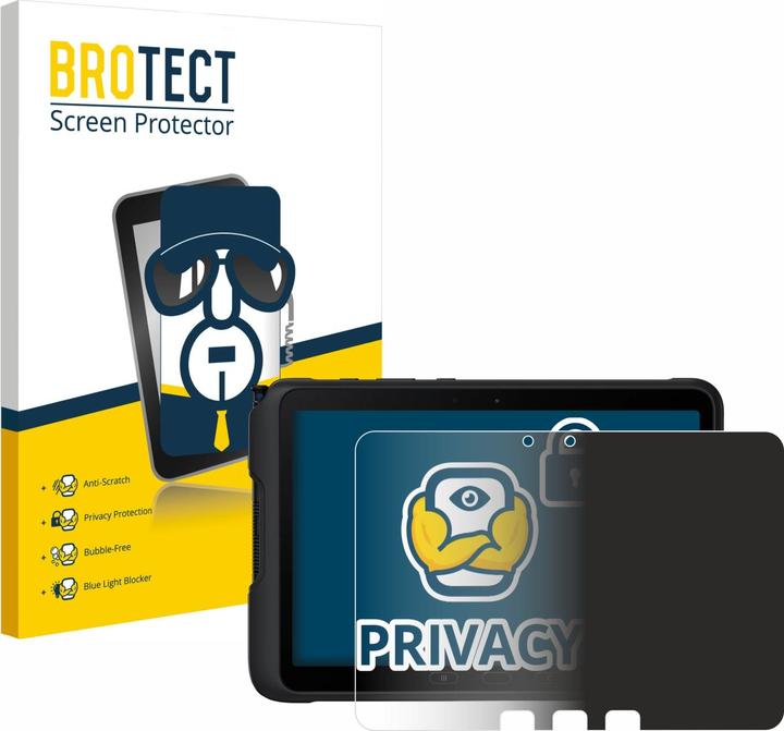 Immagine prodotto BROTECT Pellicola privacy antispia Pellicola di protezione dalla luce blu (1 pz., Samsung Galaxy Tab Active 4 Pro)