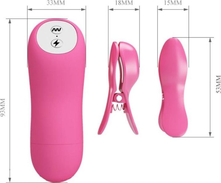 Produktbild Baile Elektrosex Nippelklammer mit Vibration