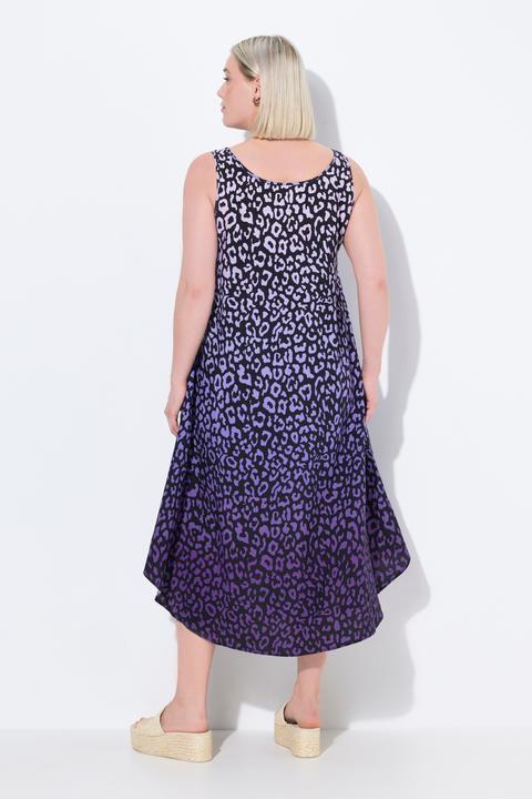 Produktbild Ulla Popken Midikleid, Leo-Farbverlauf, Rundhals, ärmellos (42, 44)