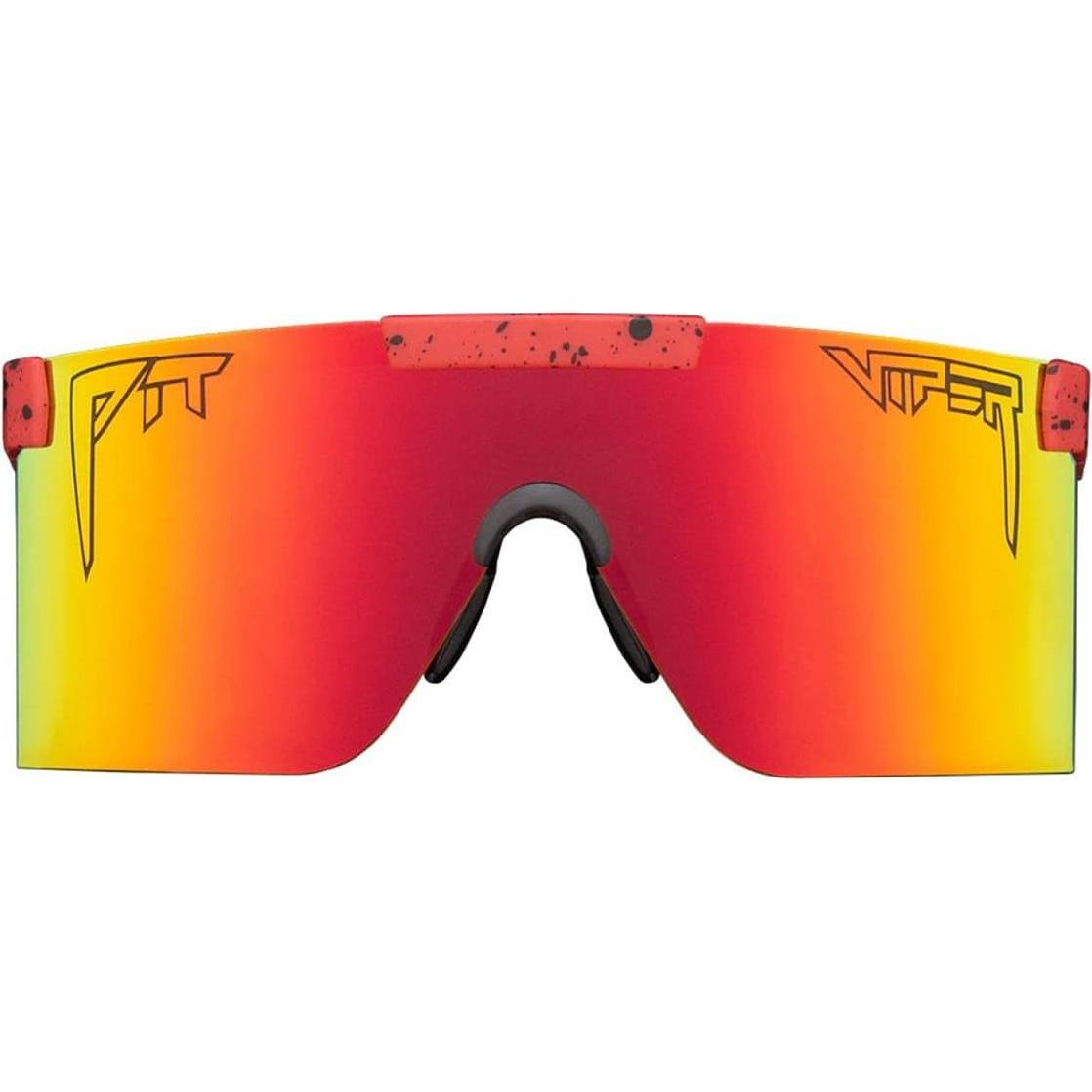 Pit Viper, Sportbrille, The Intimidators - Hotshot (Red, Black, Red, Black, Mehrfarbig), Rot, Schwarz