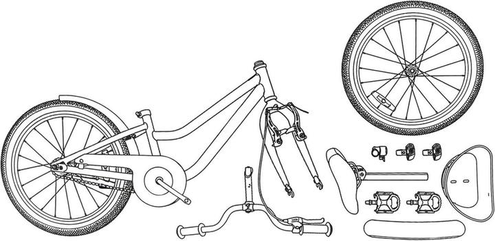 Produktbild vidaXL Kinderfahrrad (20")