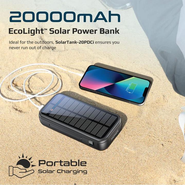 Produktbild ProMate Solar Tank (20000 mAh, 20 W, 74 Wh)
