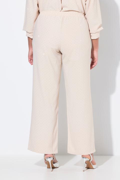 Immagine prodotto Miamoda Schlupfhose, weites Bein, Glitzersteinchen (50)